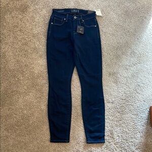 Indigo Skinny High-Waisted Jeans- brand new 
Size 4/27
29” inseam